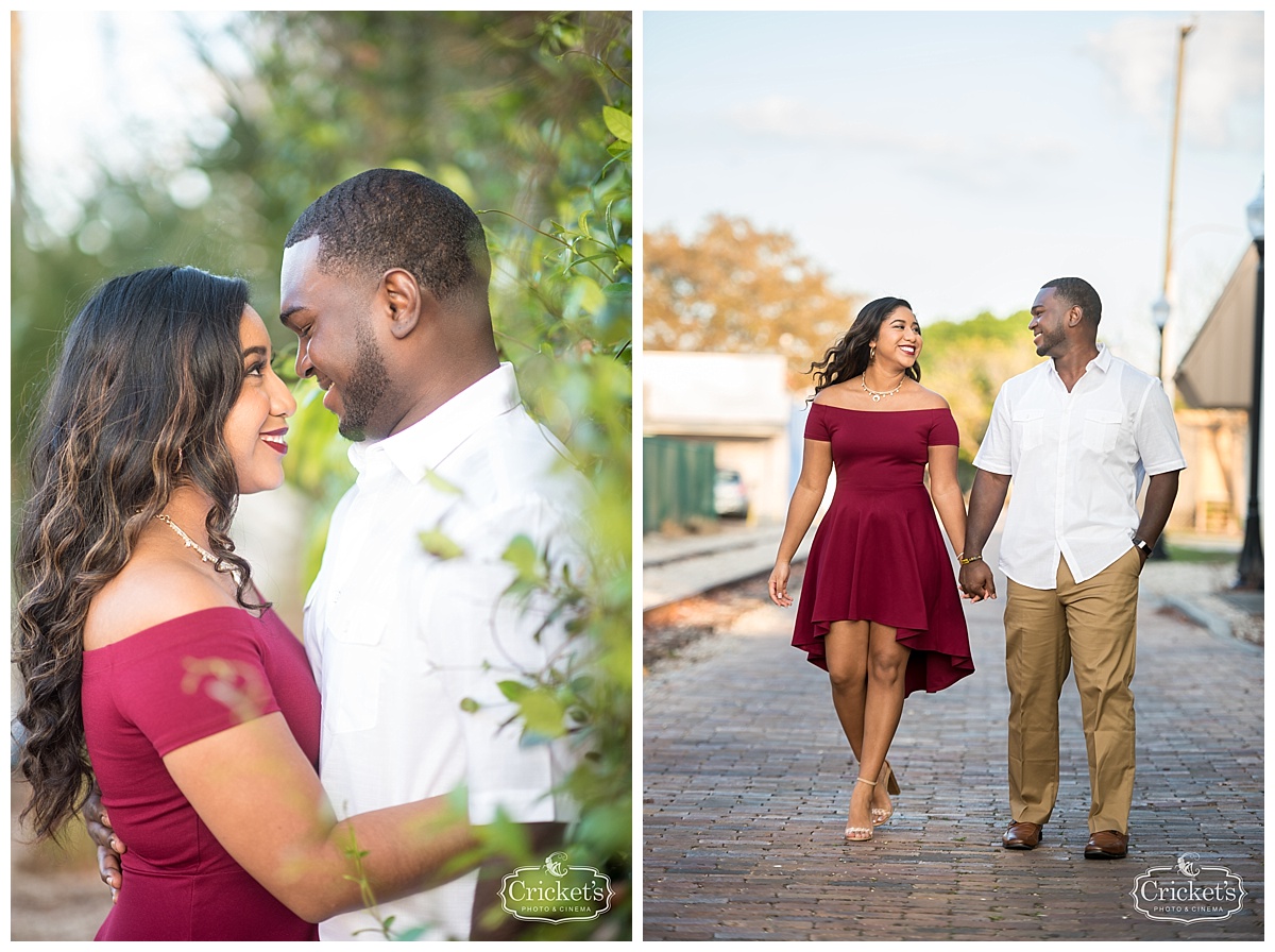 Winter Garden Engagement Session Photography