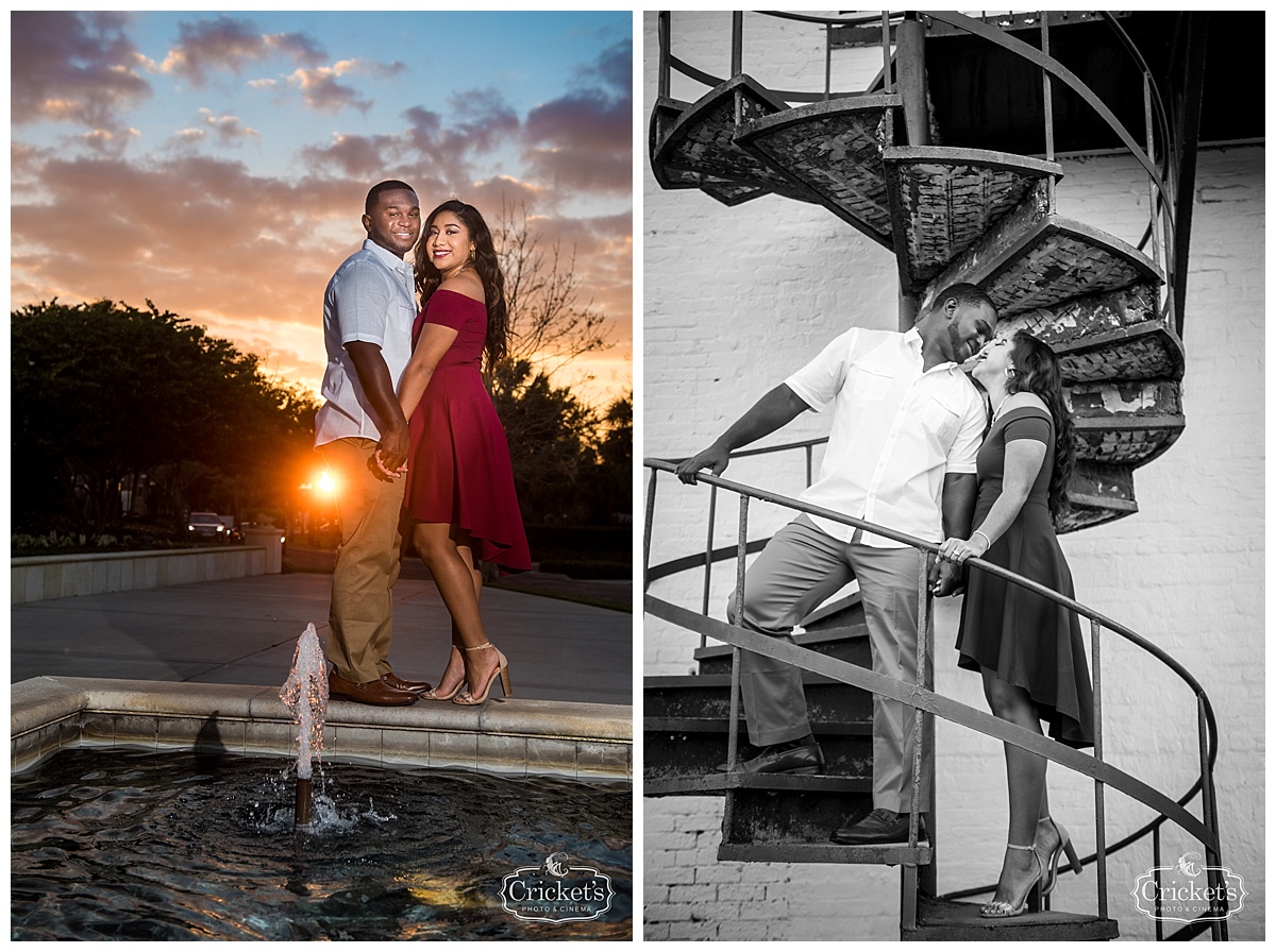 Winter Garden Engagement Session Photography