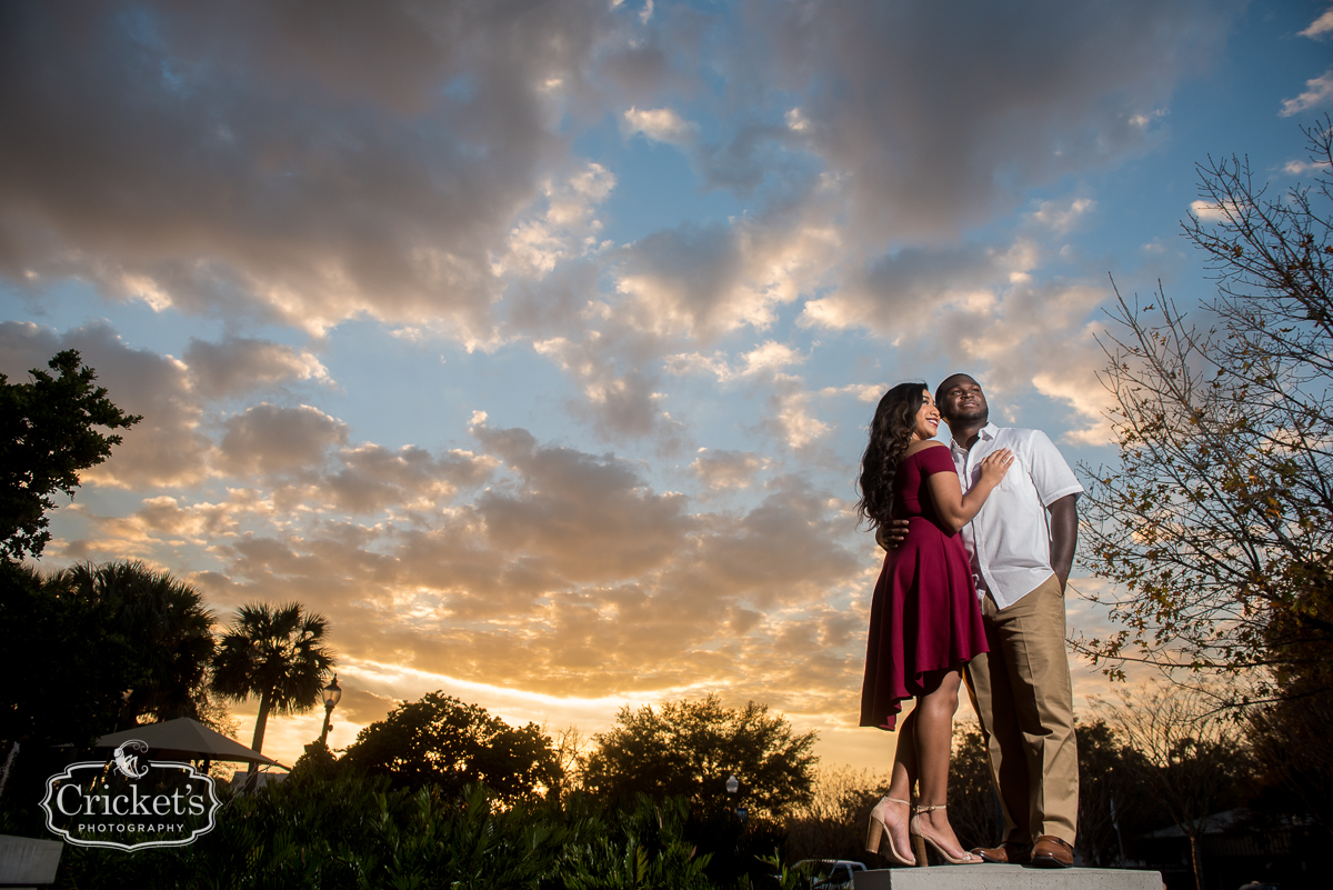 Winter Garden Engagement Session Photography