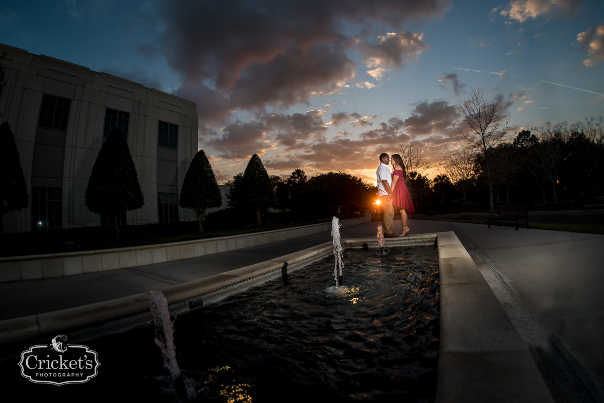 Winter Garden Engagement Session Photography