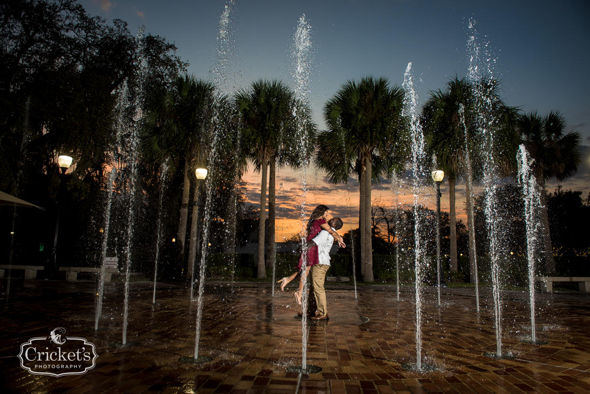 Winter Garden Engagement Session Photography