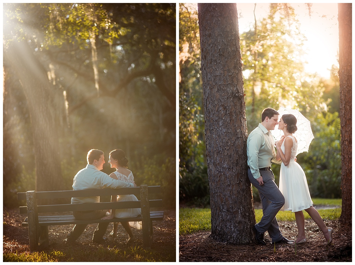 downtown orlando park engagement session