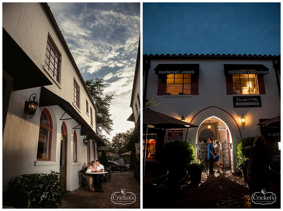 winter park engagement photography