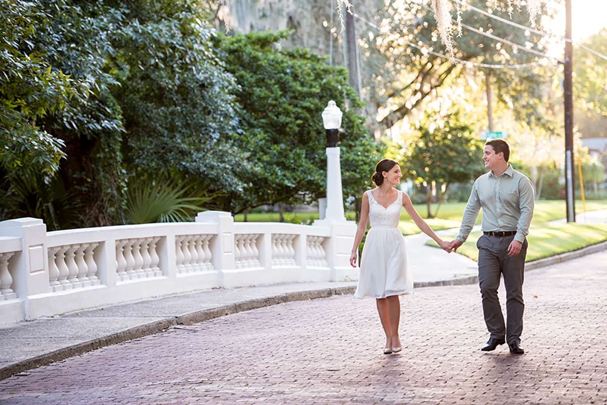 downtown orlando park engagement session