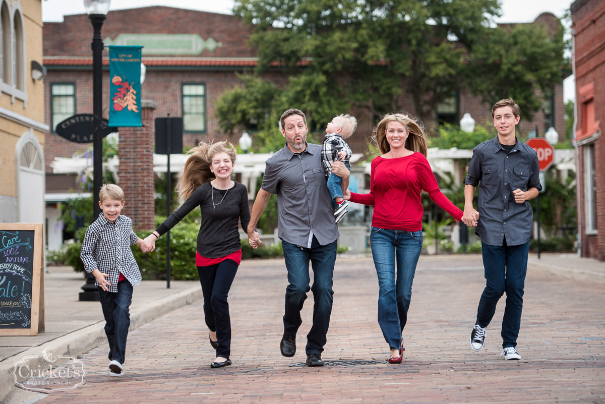 winter garden family photography