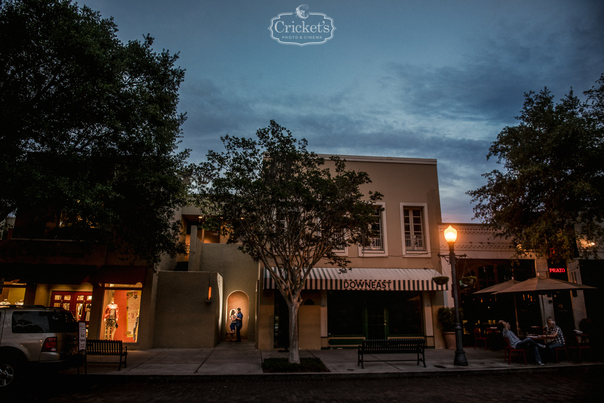 winter park engagement photography