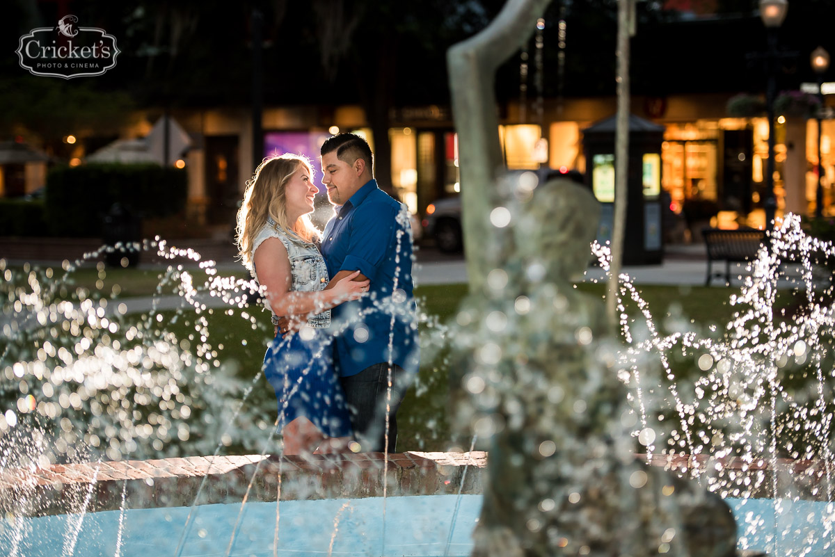 winter park engagement photography