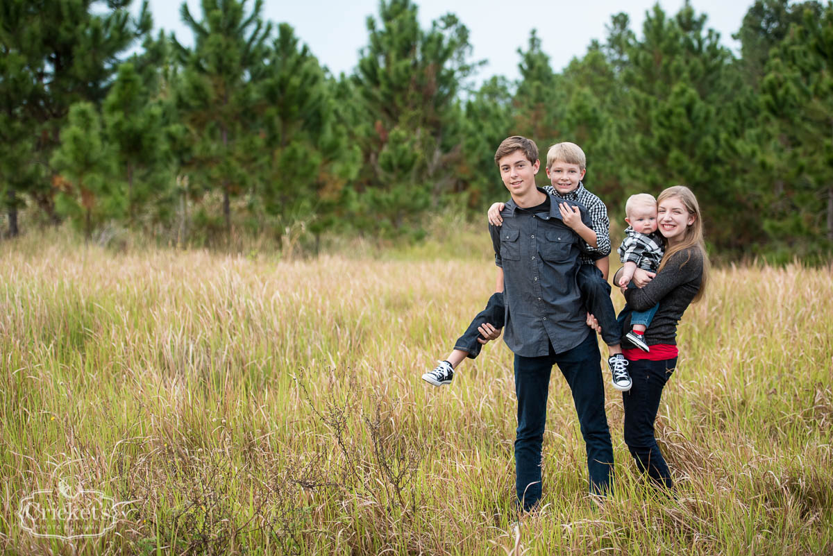 winter garden family photography