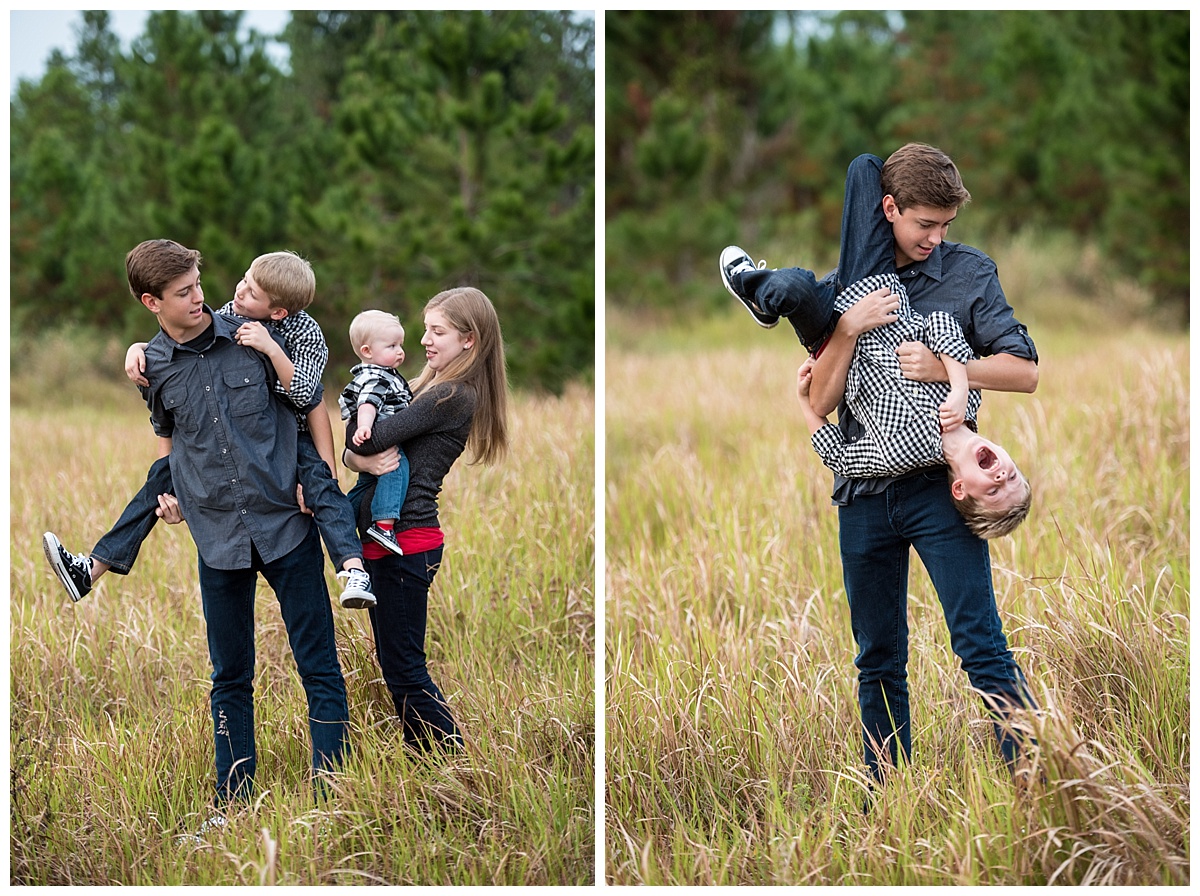 winter garden family photography