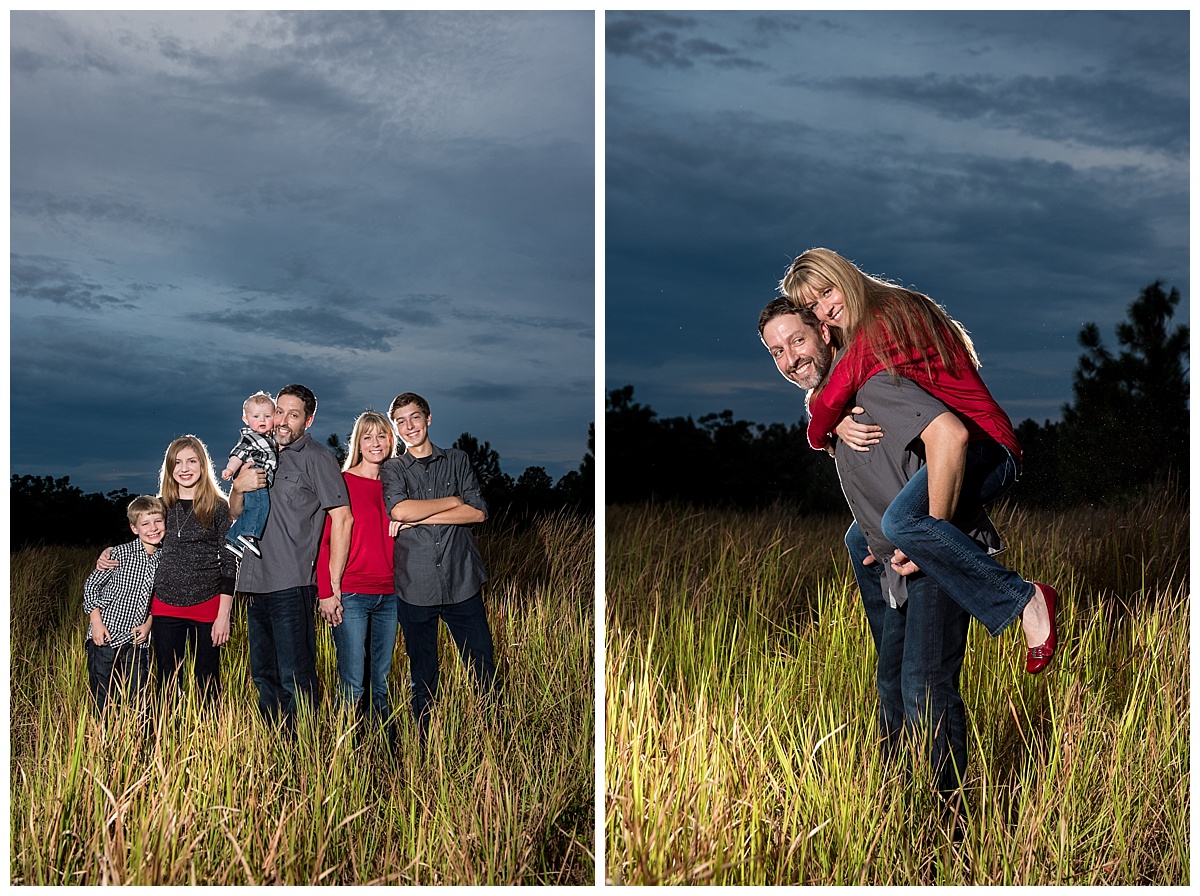 winter garden family photography