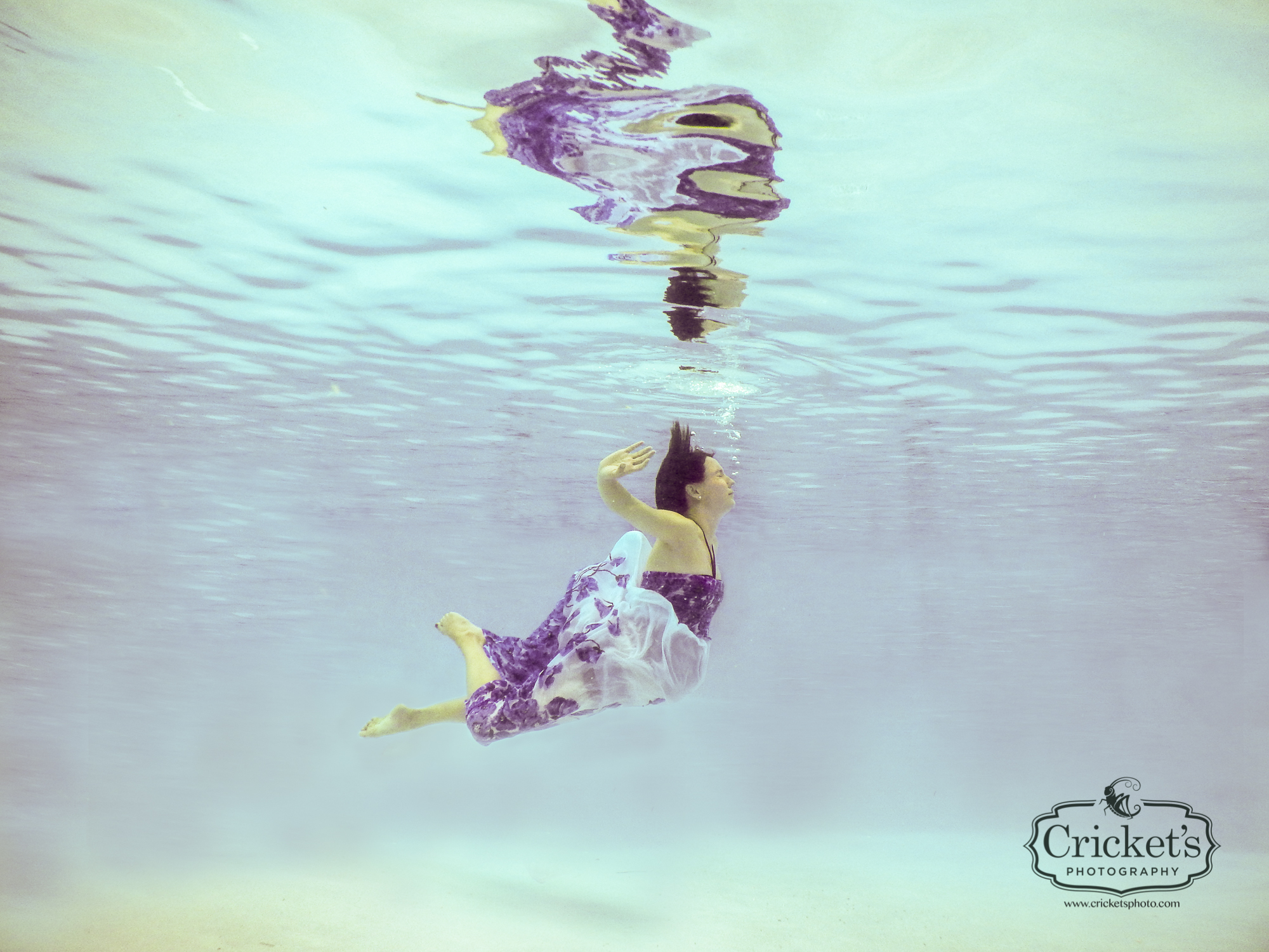 underwater orlando maternity photography