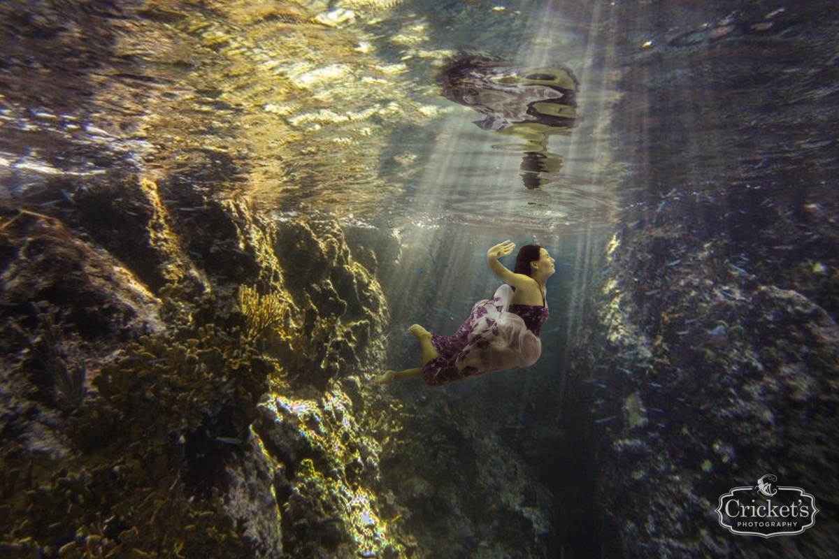 orlando underwater maternity photography