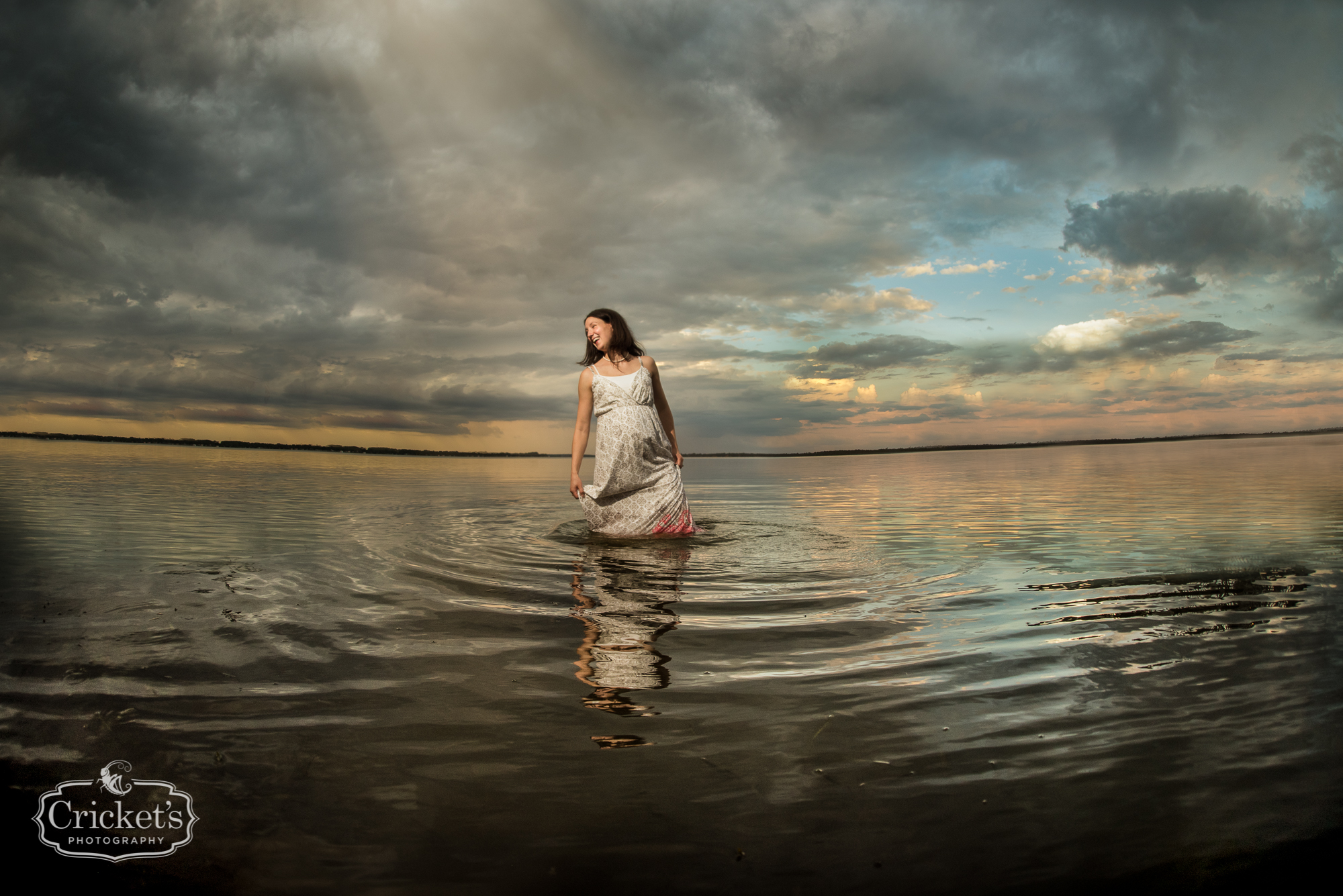 orlando lake maternity photography