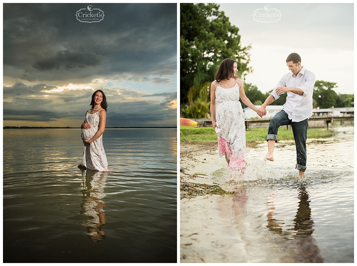 orlando lake maternity photography