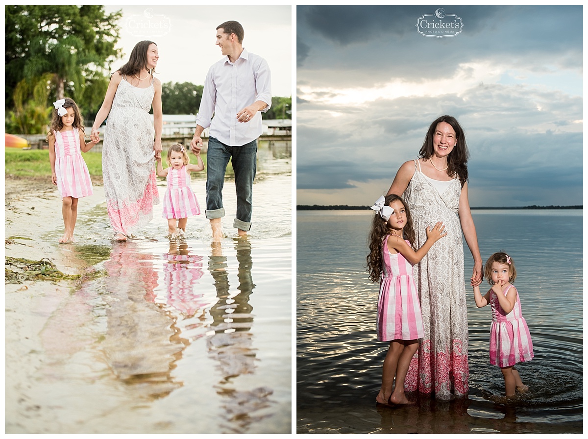 orlando lake maternity photography