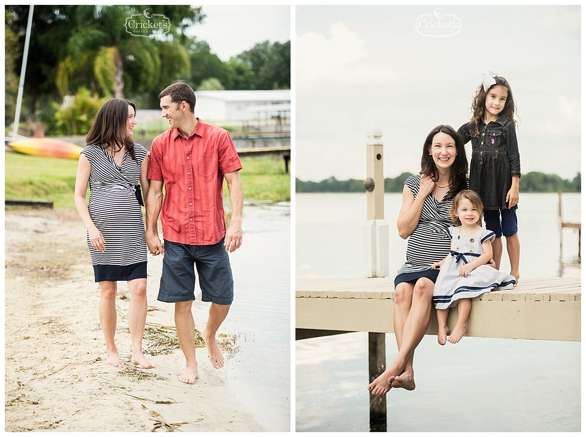 orlando lake maternity photography