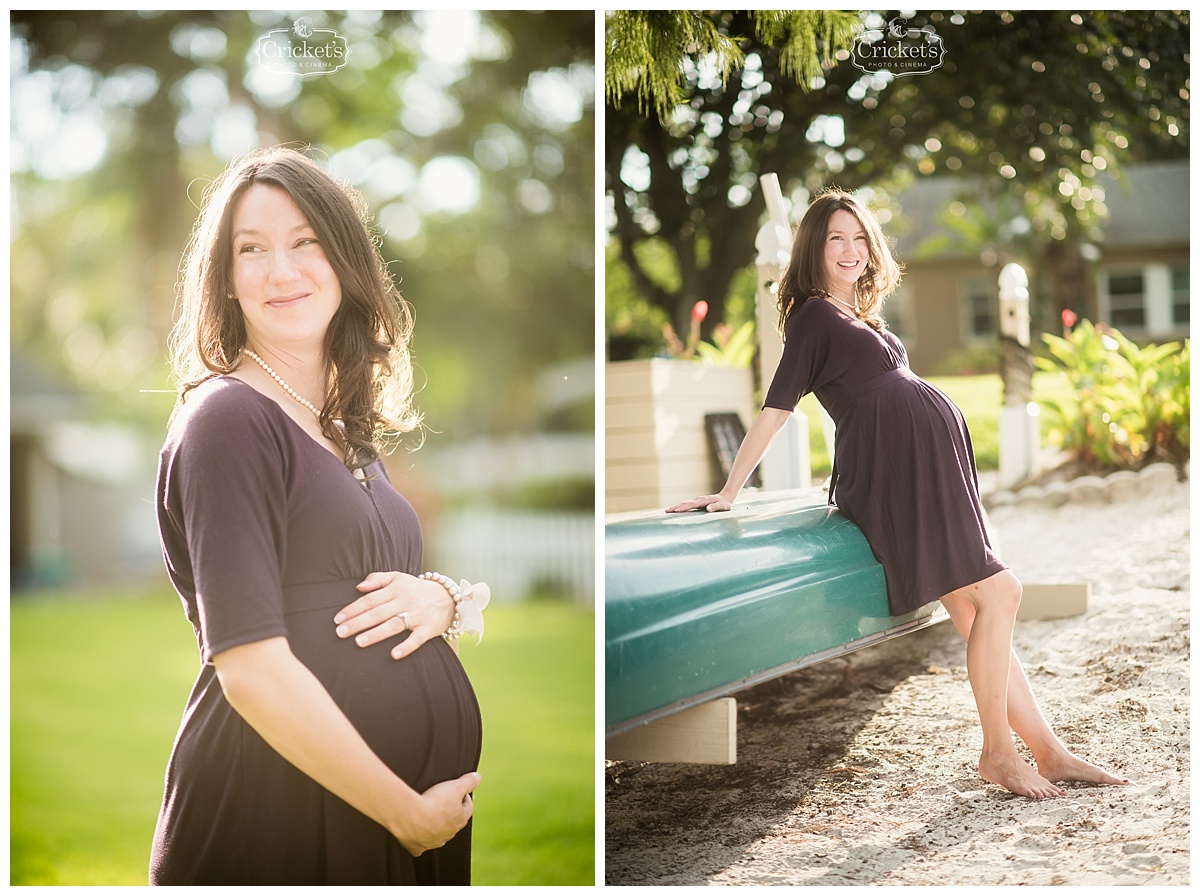 orlando lake maternity photography