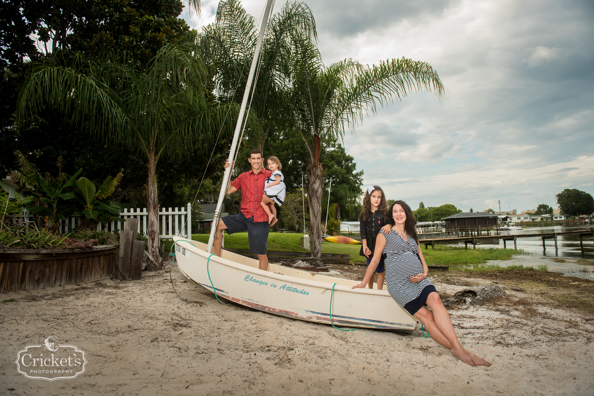 orlando lake maternity photography