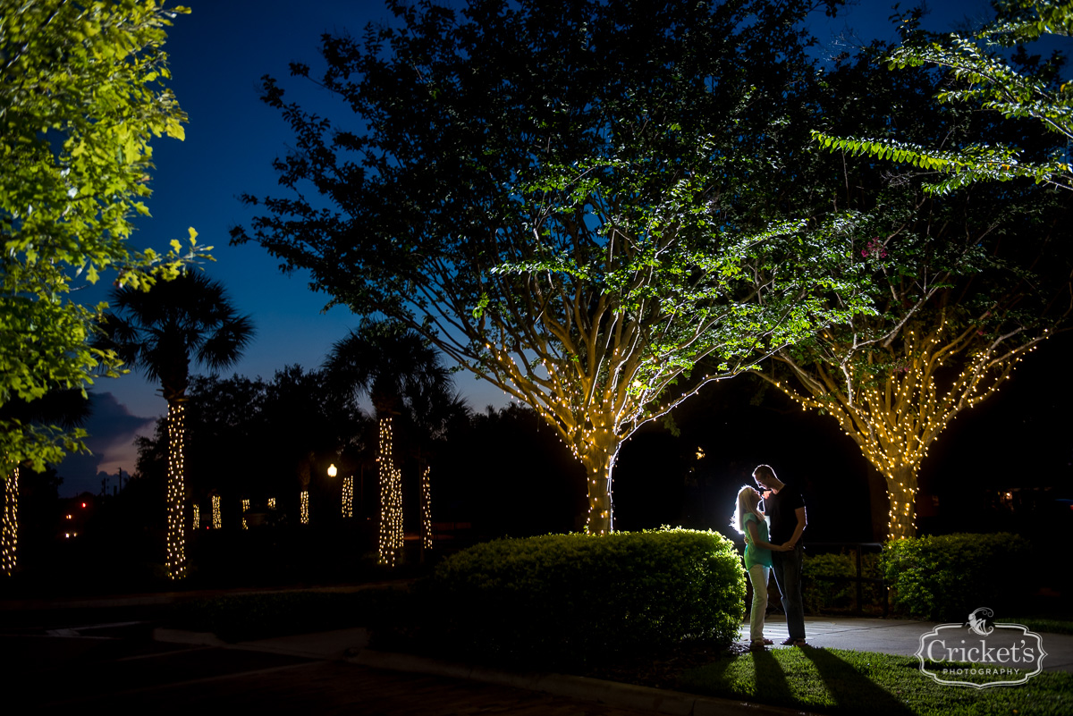 winter garden engagement photography