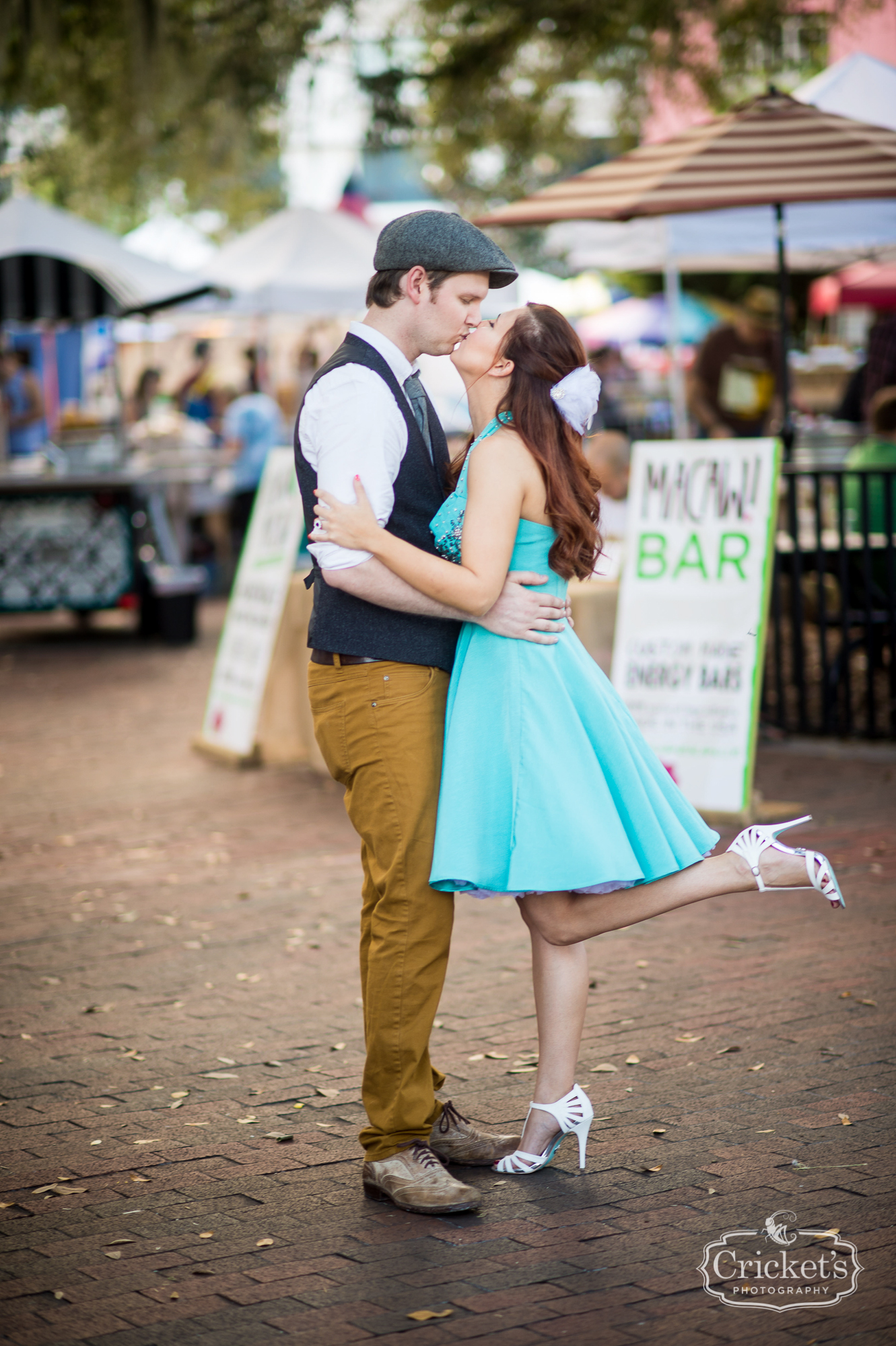 downtown Orlando engagement photography session