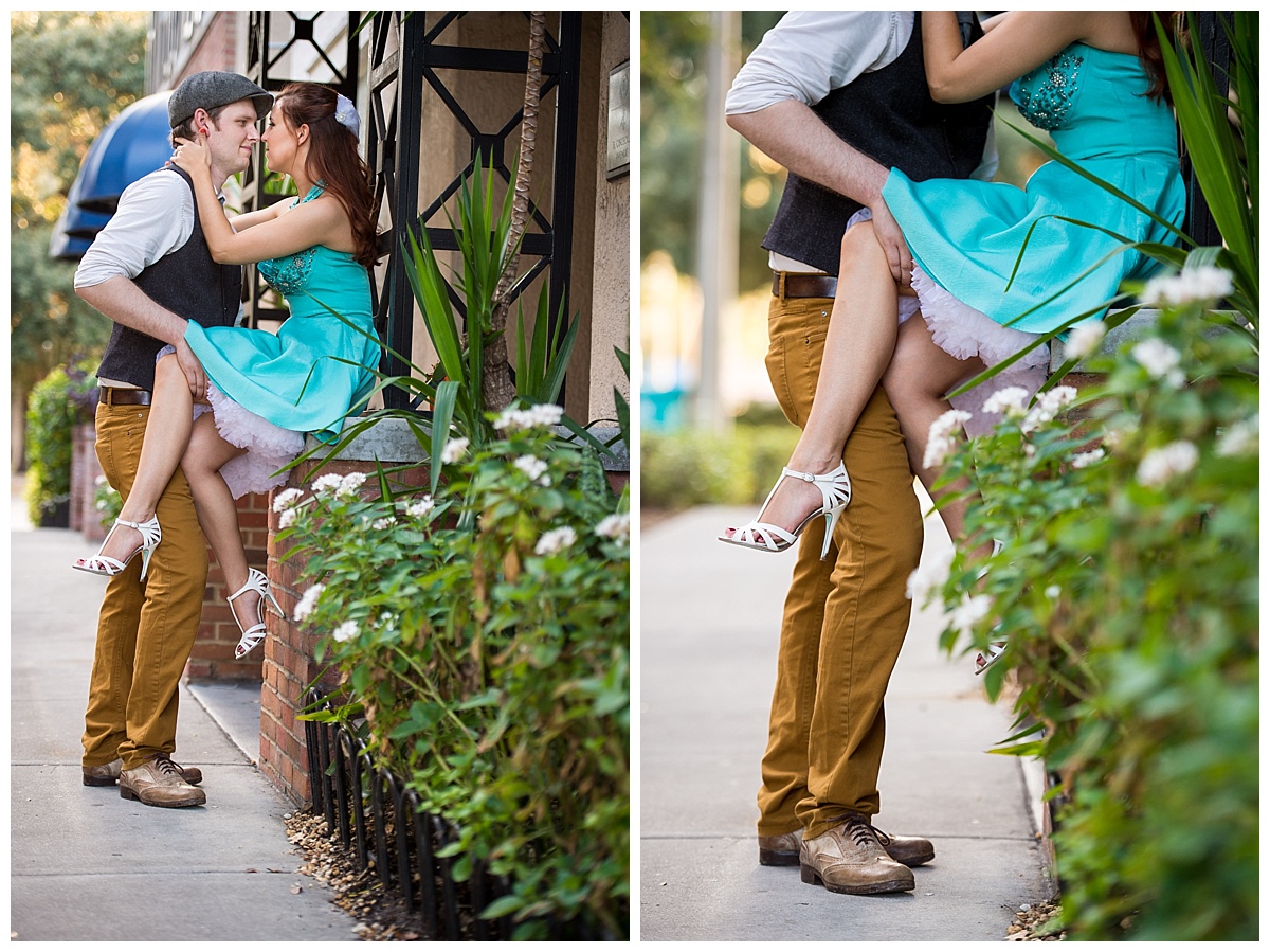 downtown Orlando engagement photography session