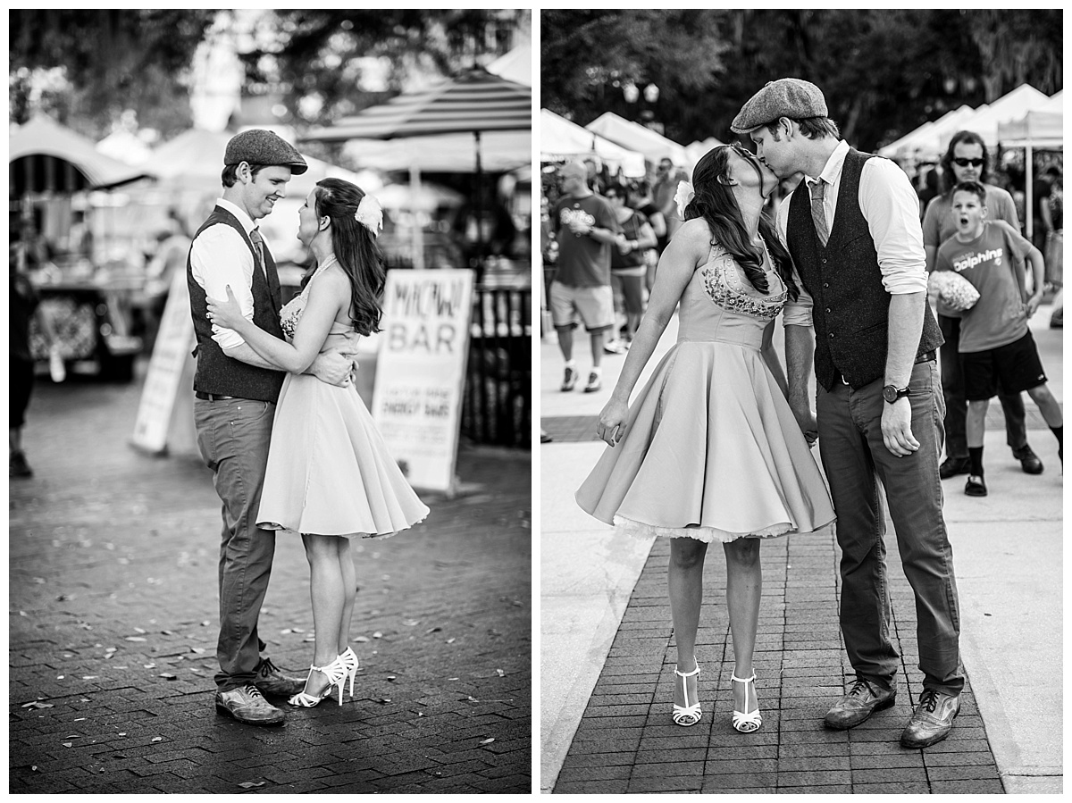 downtown Orlando engagement photography session