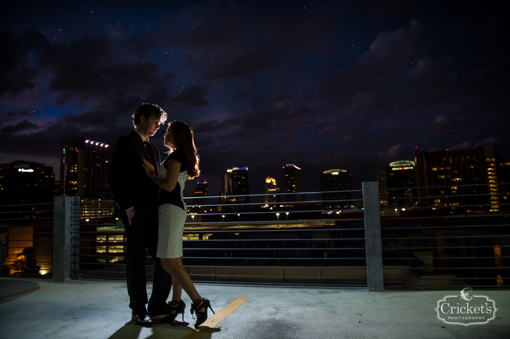 downtown Orlando engagement photography session