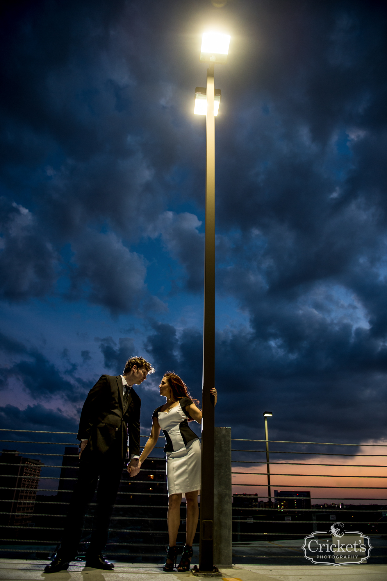 downtown Orlando engagement photography session