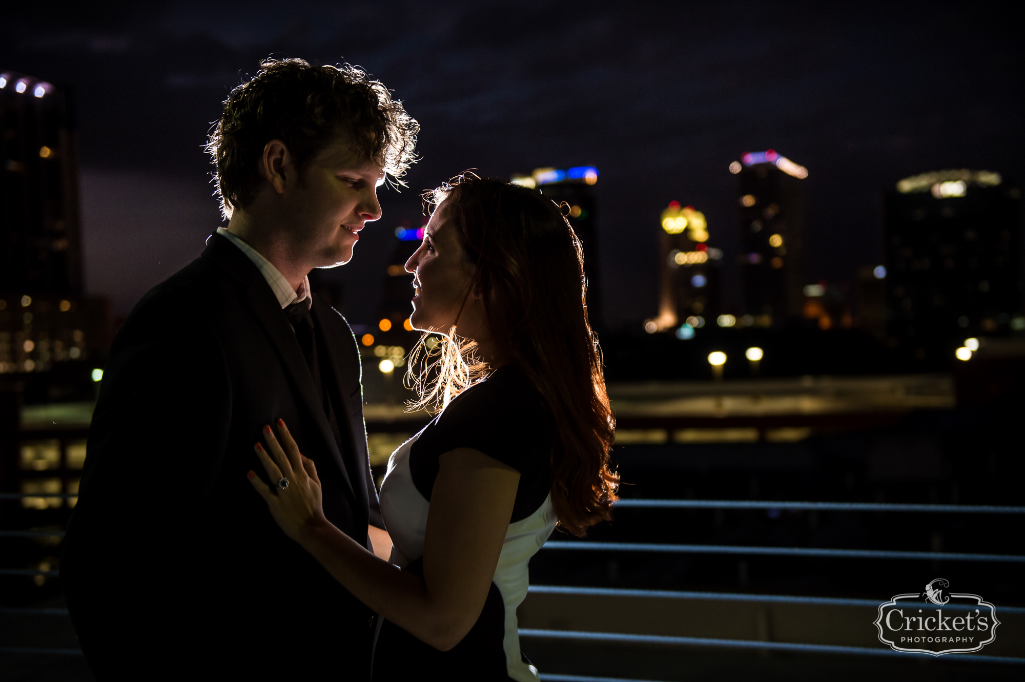 downtown Orlando engagement photography session