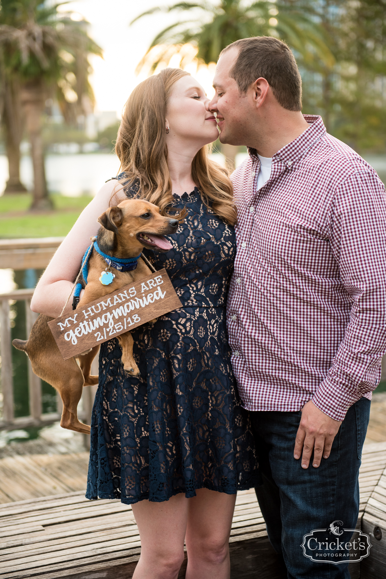 downtown orlando lake eola engagement photography