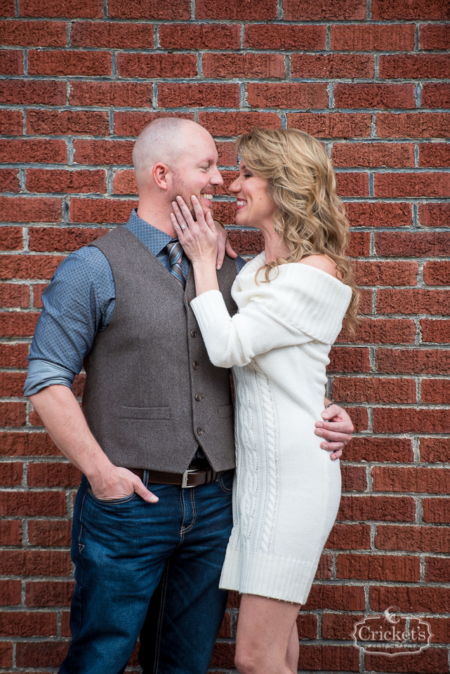 downtown winter garden engagement photography