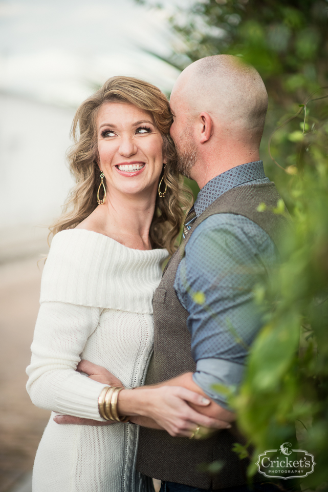 downtown winter garden engagement photography