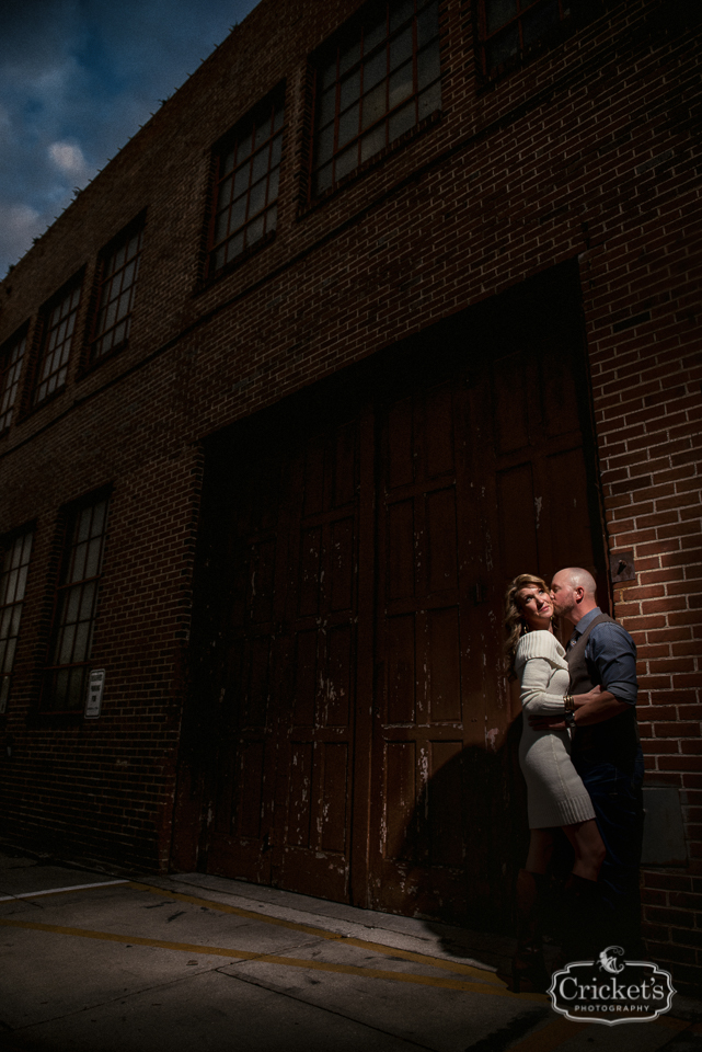 downtown winter garden engagement photography