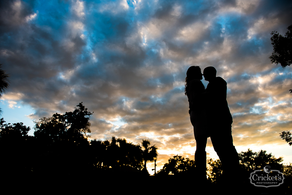 downtown winter garden engagement photography