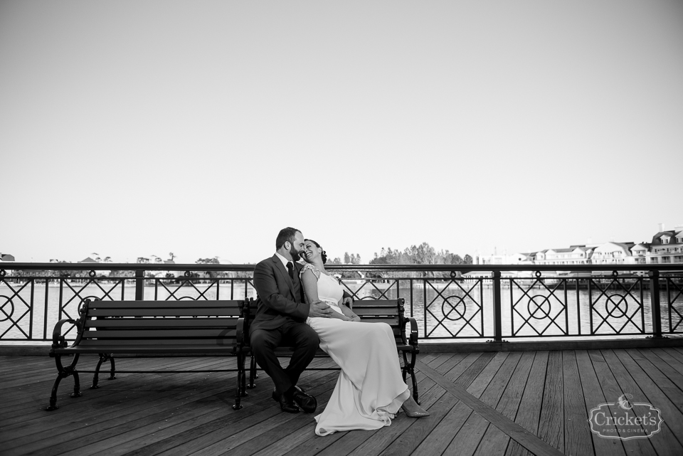 disney swan hotel wedding photography