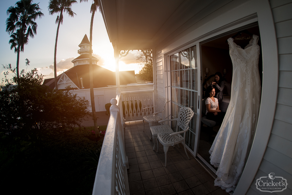 Disney fairy tale wedding photography