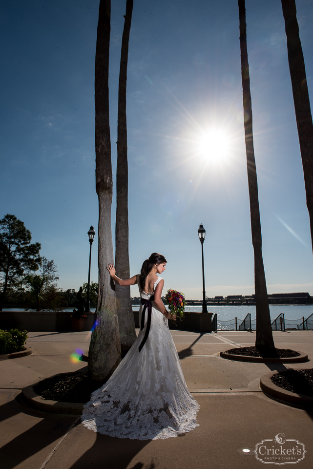 Disney fairy tale wedding photography