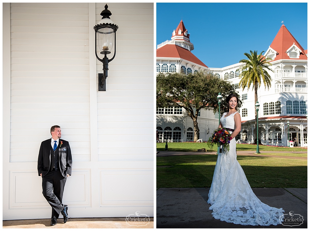 Disney fairy tale wedding photography