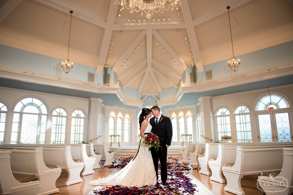 Disney fairy tale wedding photography