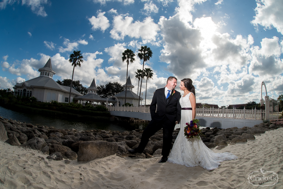 Disney fairy tale wedding photography