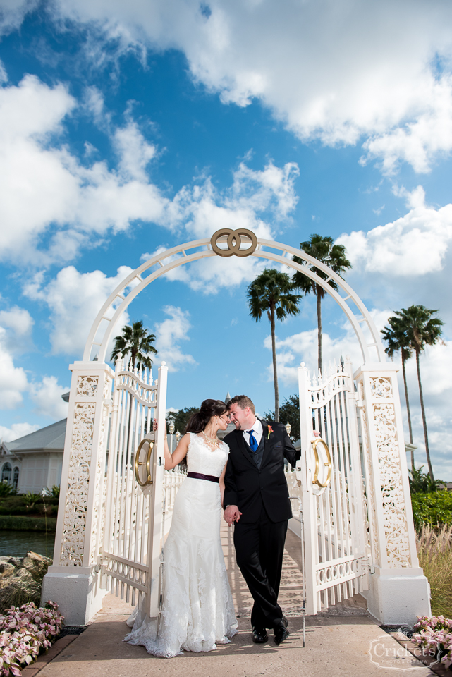 Disney fairy tale wedding photography