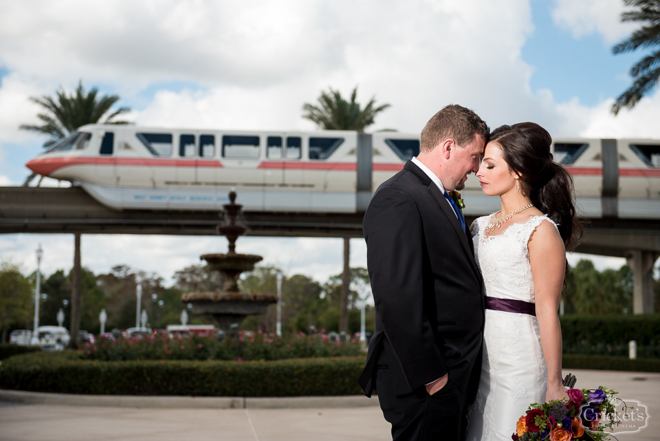 Disney fairy tale wedding photography