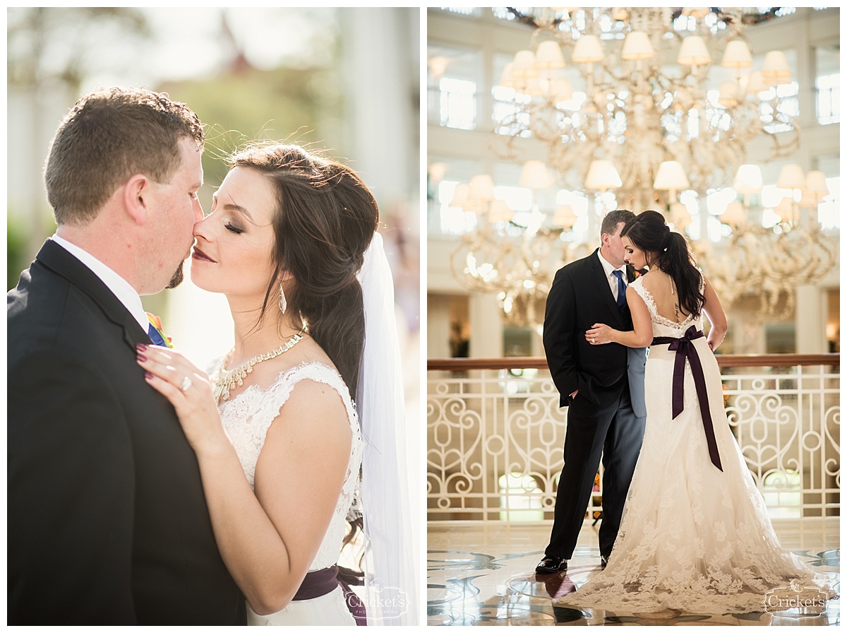 Disney fairy tale wedding photography