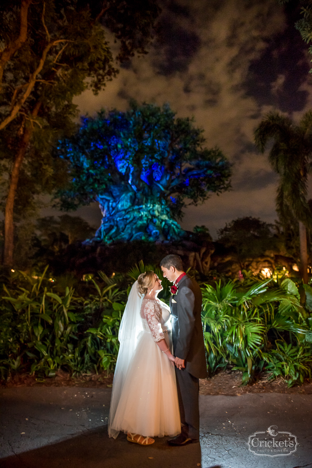 Disney animal kingdom wedding photography