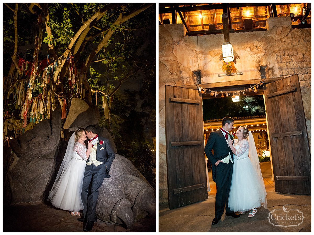 Disney animal kingdom wedding photography