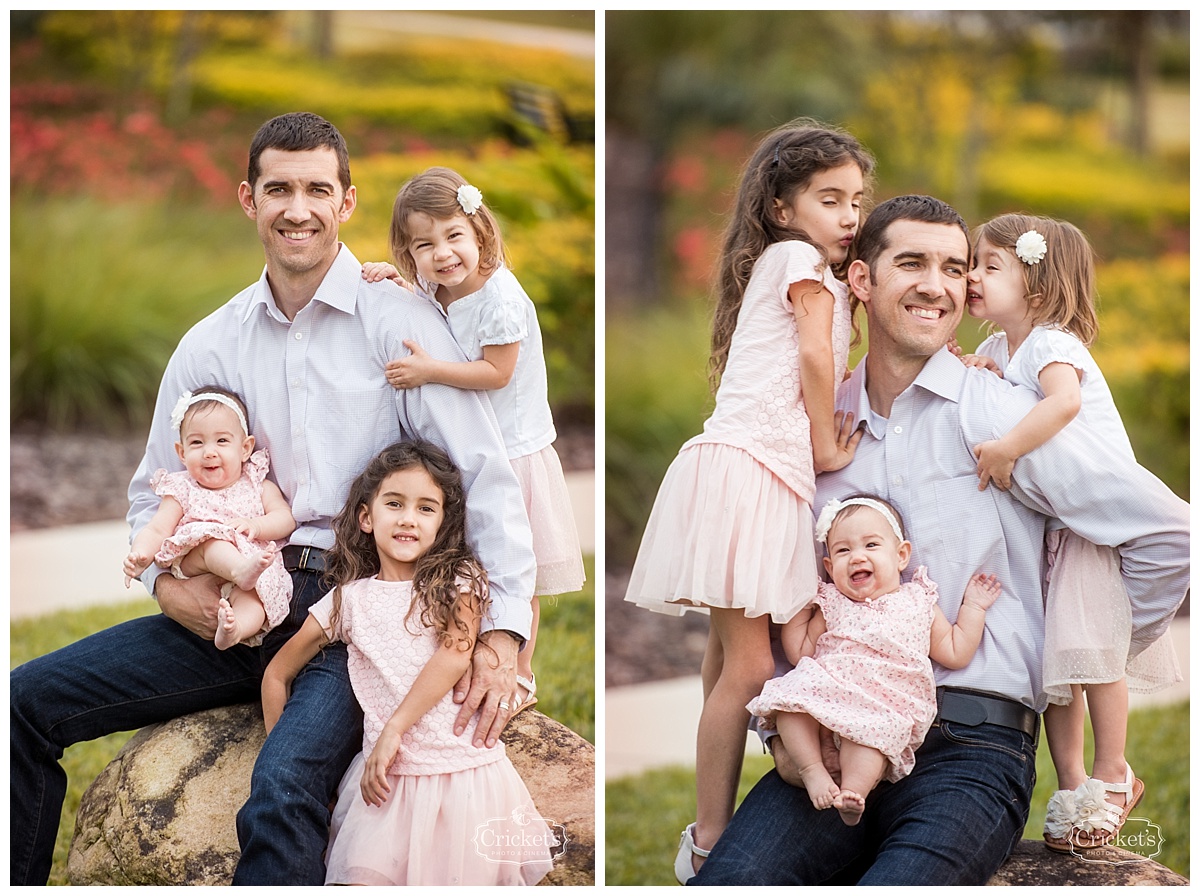 winter garden family newborn photography