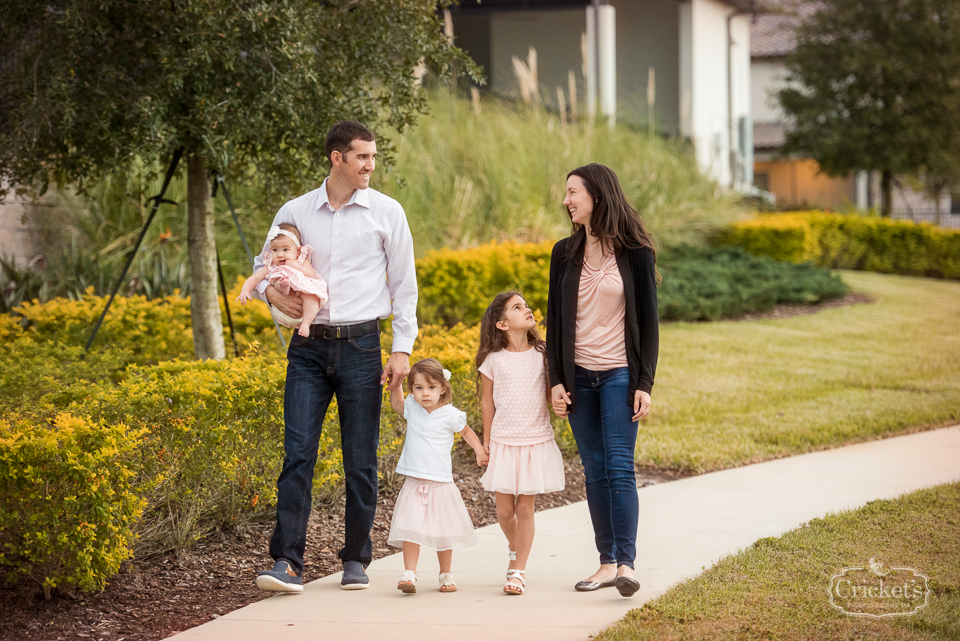 winter garden family newborn photography