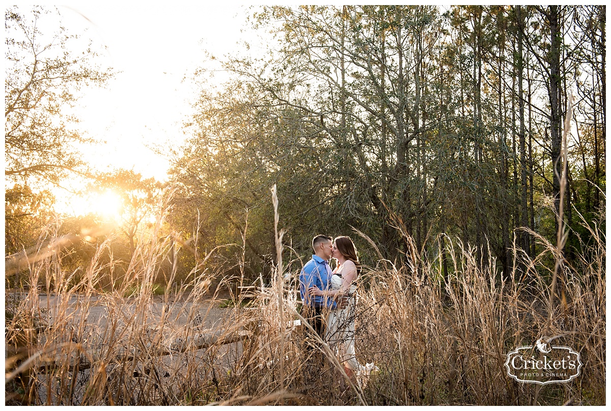 winter garden engagement photography