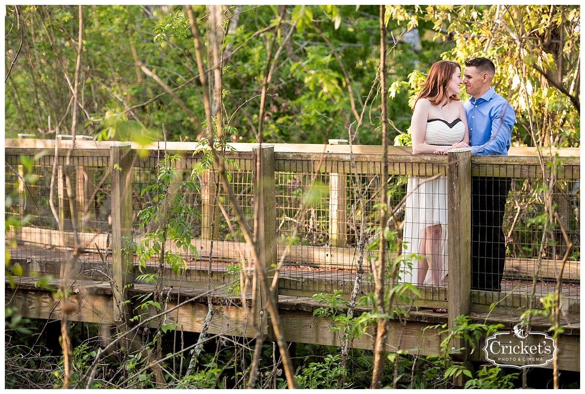 winter garden engagement photography