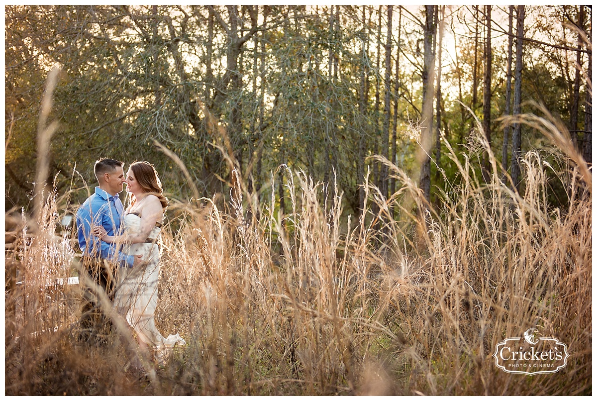 winter garden engagement photography